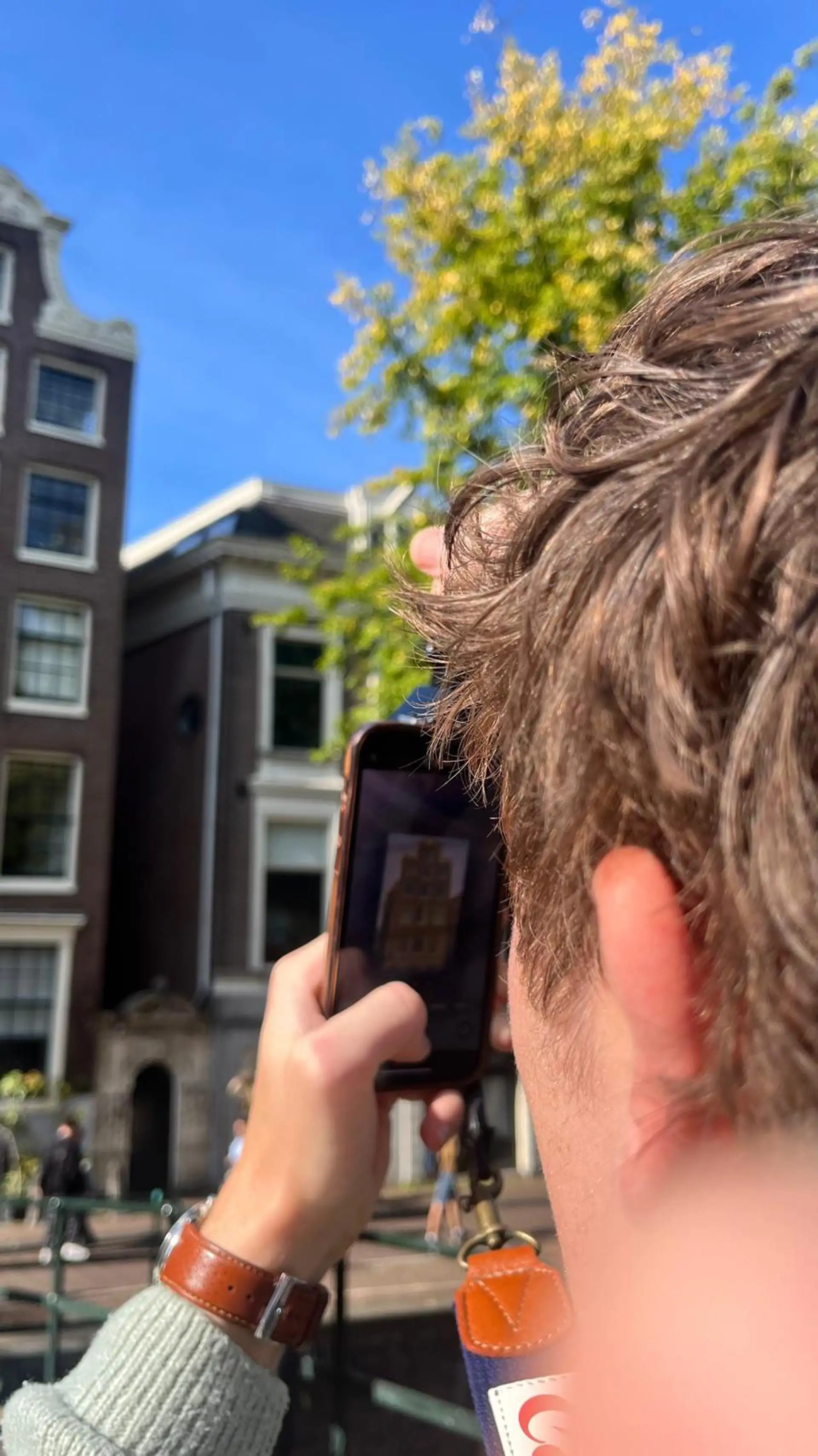 Fotograferen met een smartphone tijdens een wandeling